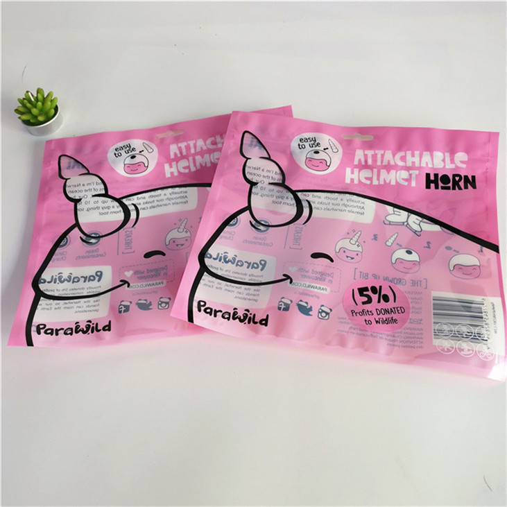 পরিবেশ বান্ধব ফুটো প্রতিরোধী তিন পাশের সিলড মাইলার প্যাকেজিং ব্যাগ সিপার সহ