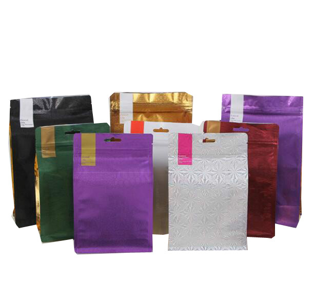 পাইকারি অ্যালুমিনিয়াম ফয়েল টিন টাই ফ্ল্যাট ব্লক নীচে ডিগ্রাসিং ভালভ 500g 1kg সঙ্গে কফি প্যাকেজিং ব্যাগ