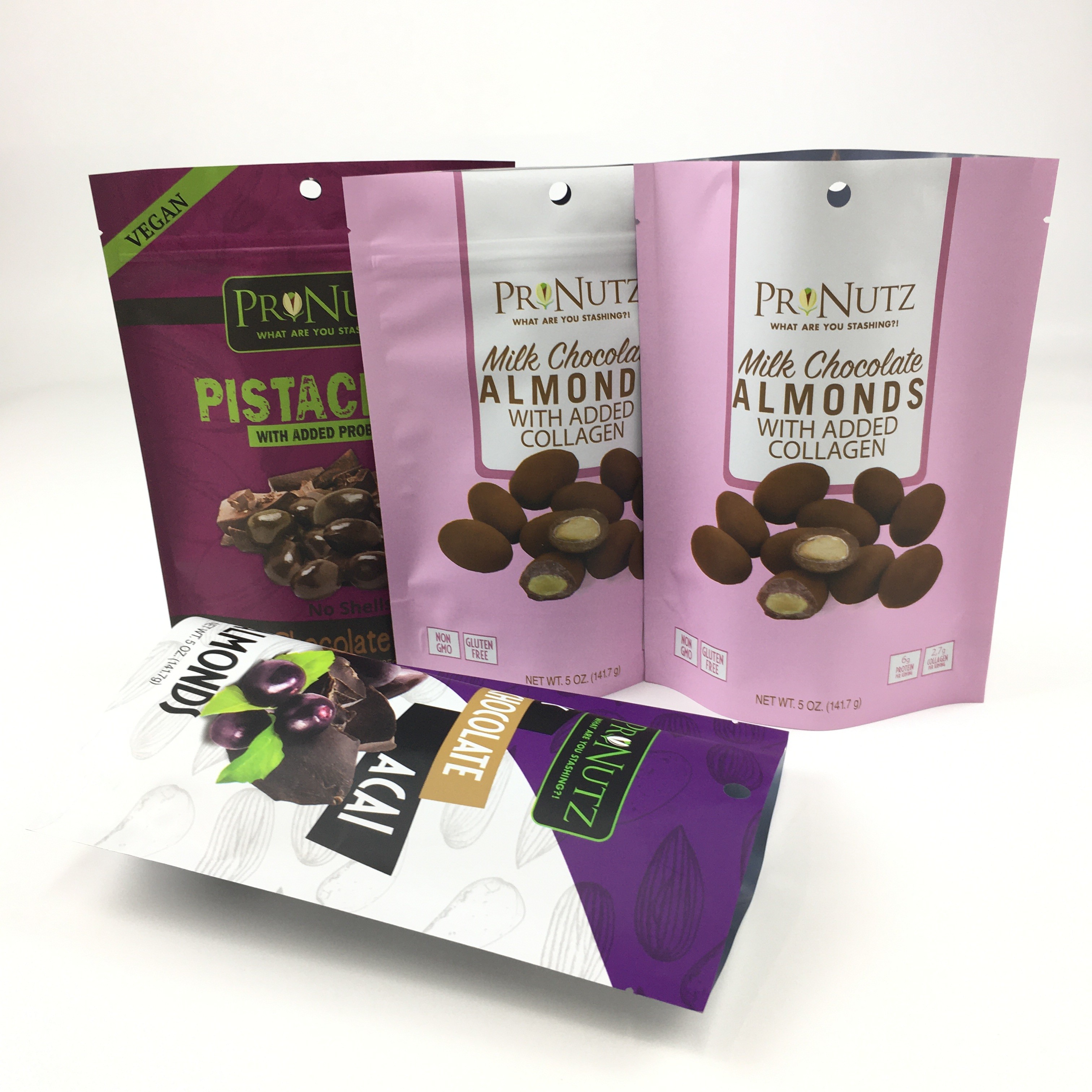 কাস্টম ম্যাট স্ট্যান্ড আপ পকেট অ্যালুমিনিয়াম ফয়েল মাইলার ব্যাগ পাউডার প্যাকেজিং