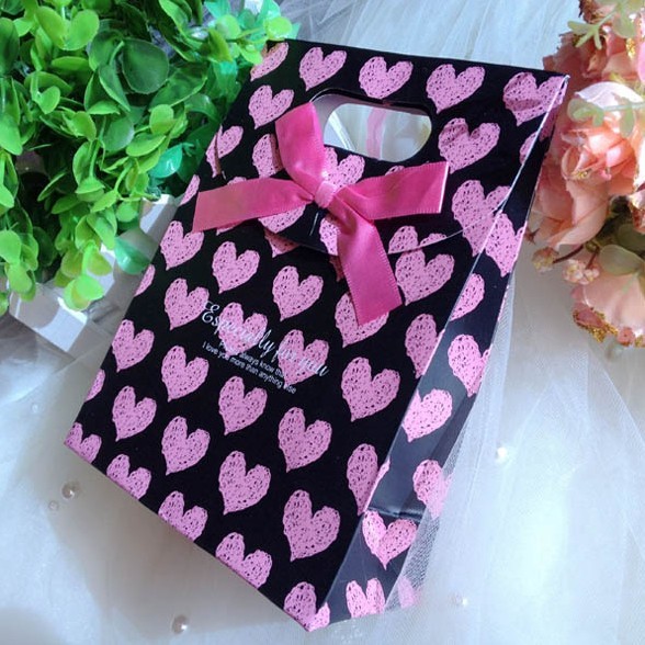 ব্যক্তিগতকৃত কাস্টমাইজড কাগজ ব্যাগ ক্রিসমাস জন্য হ্যান্ডেল সঙ্গে