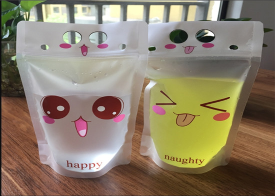 জিমপার স্ট্যান্ড আপ পাউচ Gravnre মুদ্রণ দুধ জন্য পুনর্ব্যবহারযোগ্য কাস্টম বেধ