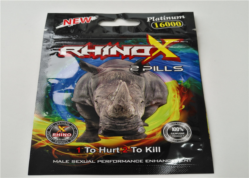 Rhino Enhancer হার্বাল ধূপ প্যাকেজিং ম্যাট পুনরায় সমাপ্তি সঙ্গে পুনরায় সমাপ্তি