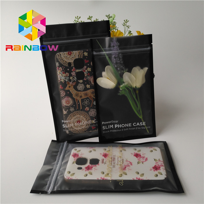 ননি মোবাইল কেবল প্লাস্টিকের পাইচ শীর্ষ জিপ লকারের সাথে প্যাকেজিং নয়