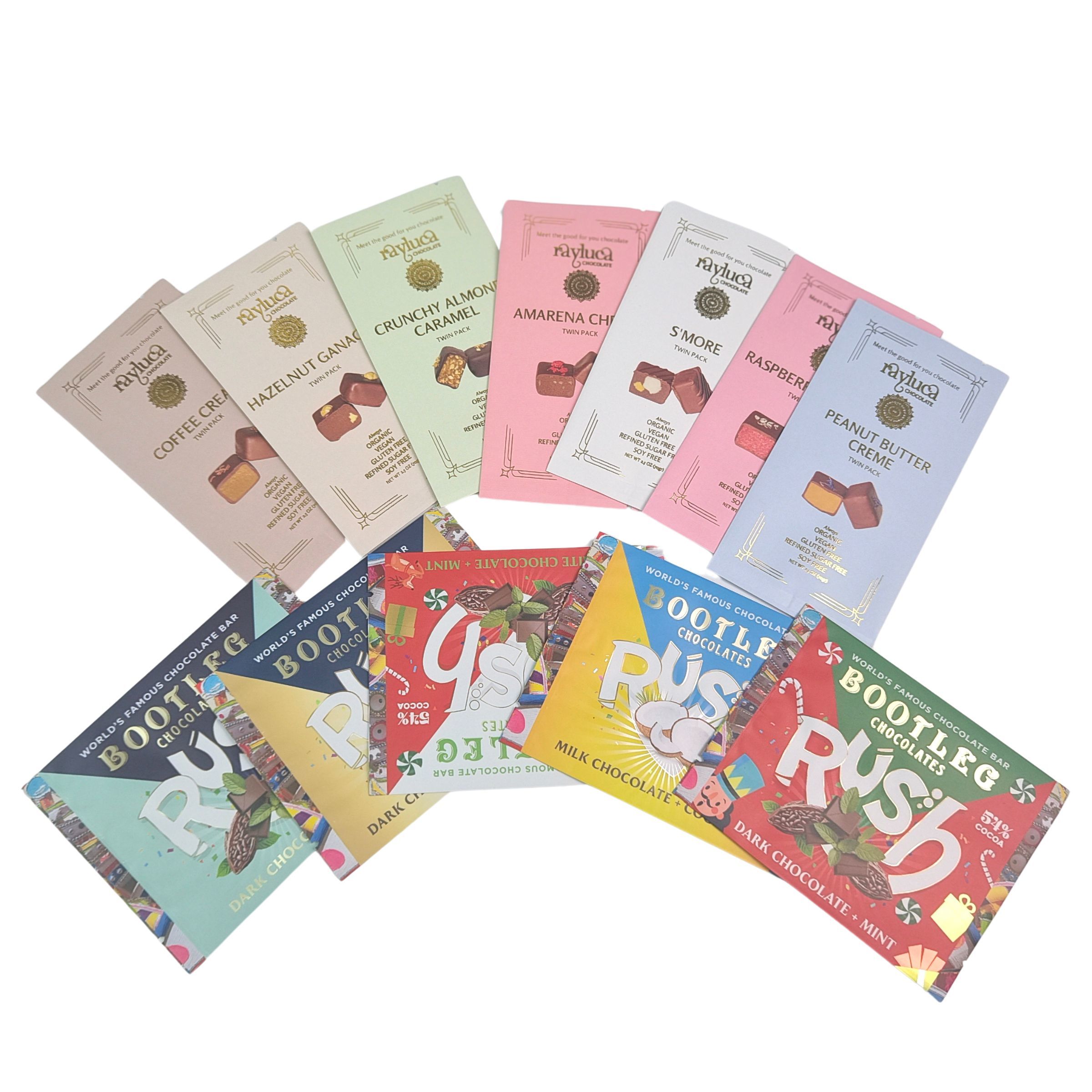 খাওয়ানো অ্যালুমিনিয়াম ফয়েল স্যাকেট ব্যাক সিল ছোট প্লাস্টিকের মাইলার ওট চকোলেট এনার্জি বার কুকি স্ন্যাক ক্যান্ডি প্যাকেজিং ব্যাগ