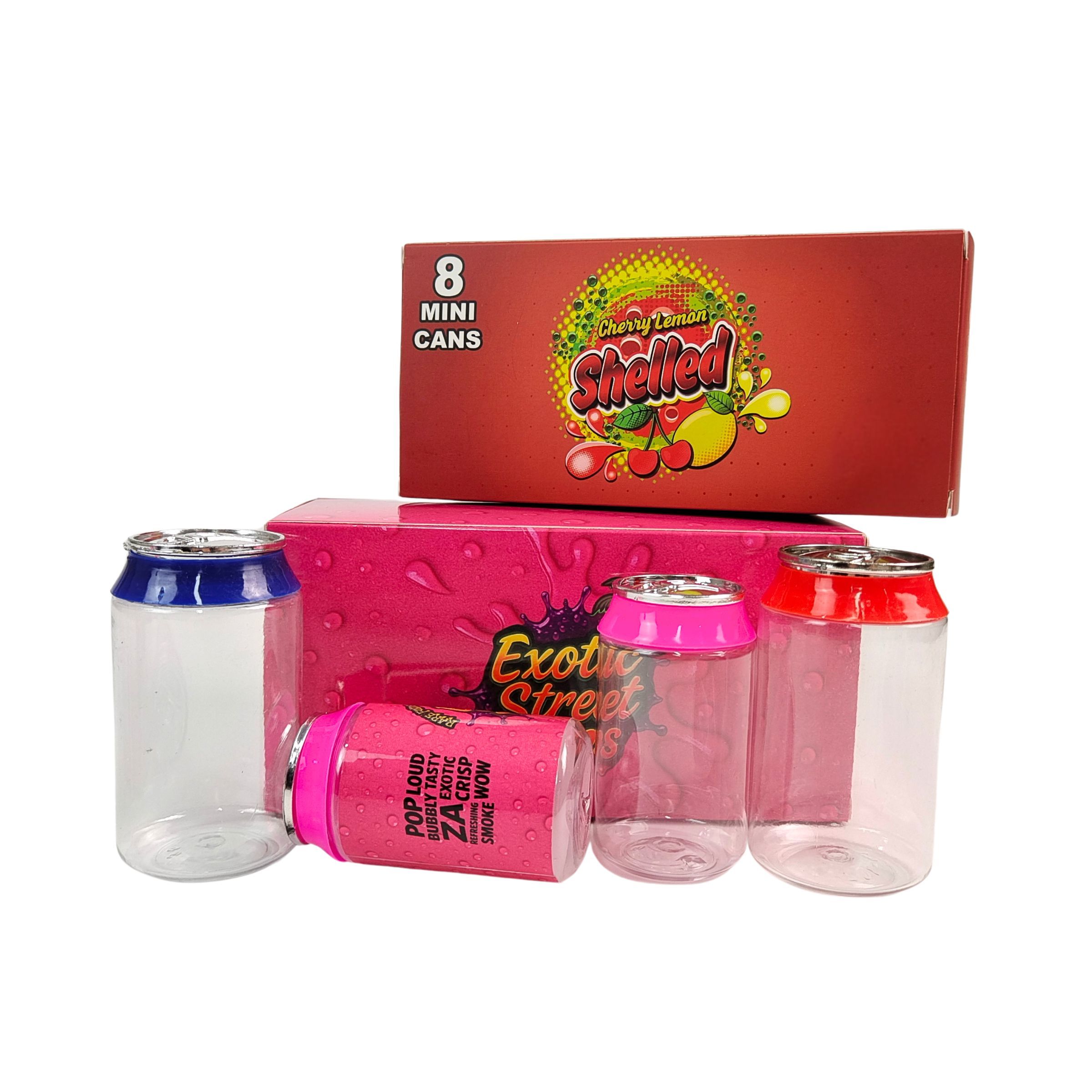 কাস্টম লেবেল ক্লিয়ার প্লাস্টিক ৩.৫ গ্রাম ও ৭ গ্রাম পিইটি জার, স্ক্রু অ্যালুমিনিয়াম ঢাকনা সহ, চিনি, ক্যান্ডি, কুকি, খাদ্য প্যাকেজিং, প্রদর্শনের জন্য পেপার বক্স