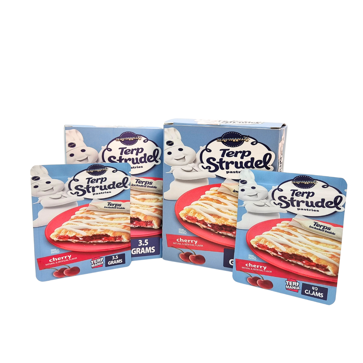 কাস্টম 3.5g 7g 14g গন্ধ প্রতিরোধী Mylar ব্যাগ বক্স সঙ্গে