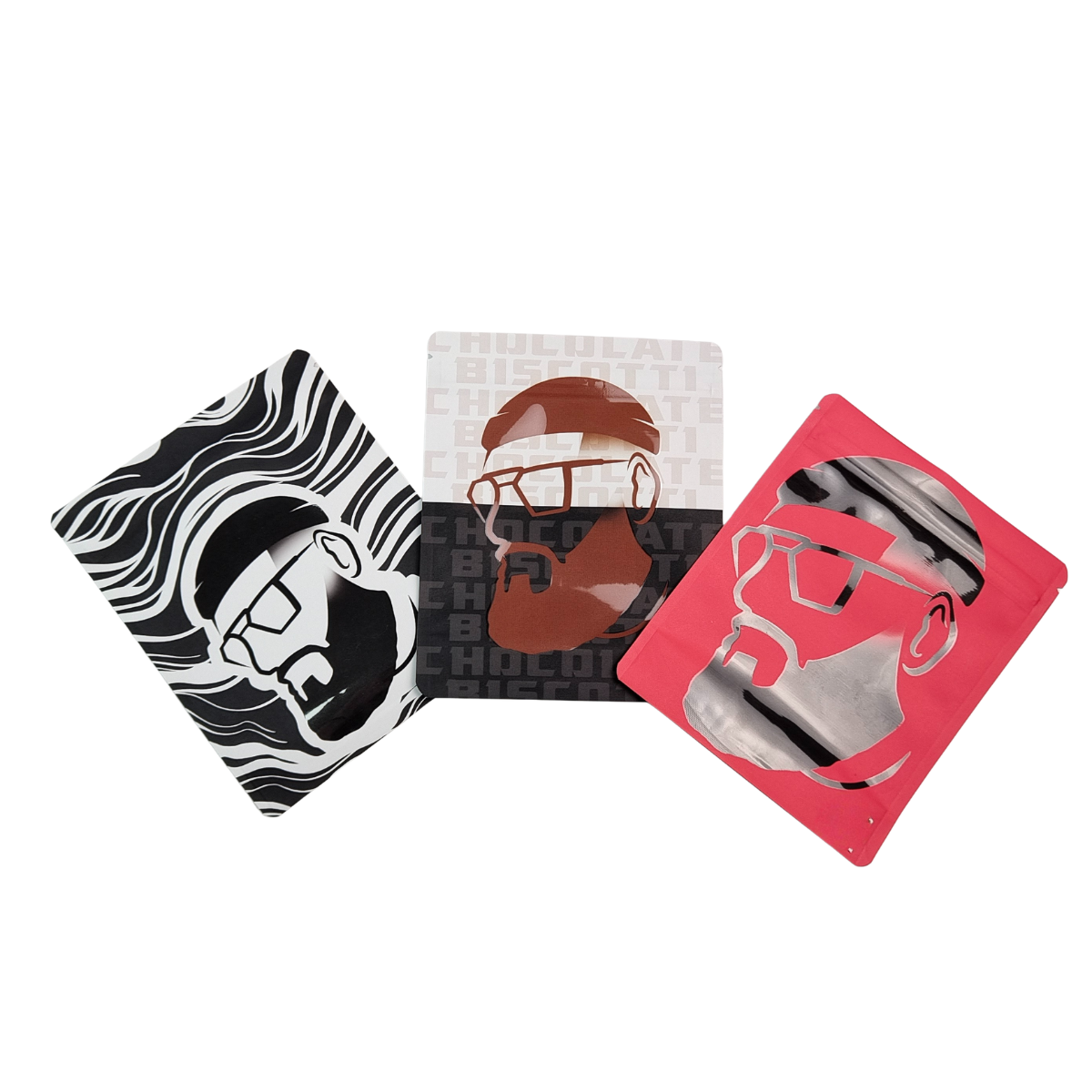 কাস্টম মুদ্রিত 3.5g-28g পুনরায় বন্ধযোগ্য গন্ধ প্রতিরোধী মাইলার ফুড ব্যাগ