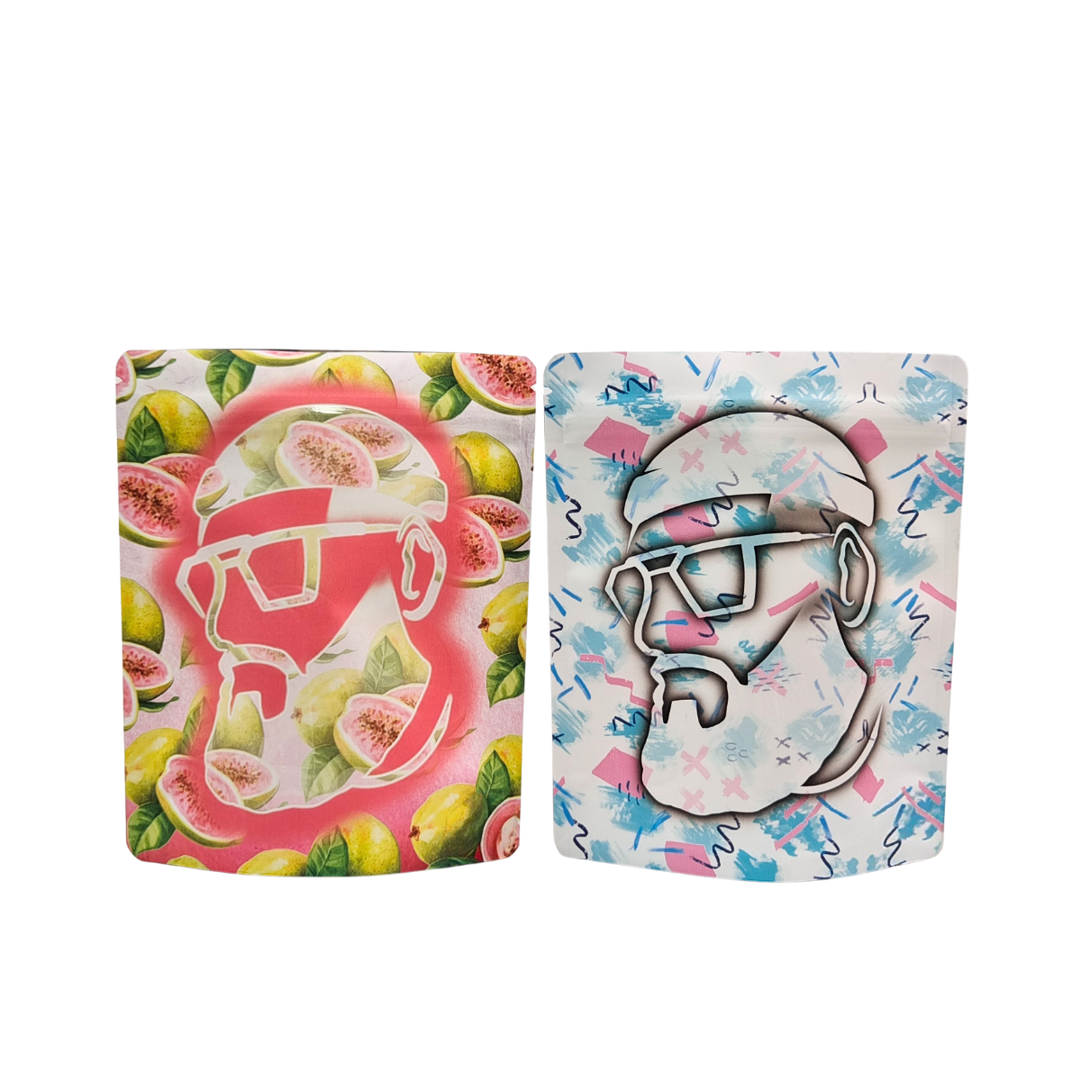 পুনরায় ব্যবহারযোগ্য তাপ সীল 3.5g 1oz মাইলার জিপার ব্যাগ স্ট্যান্ড আপ অ্যালুমিনিয়াম ফয়েল গন্ধ প্রতিরোধী ক্যালি খাদ্য সঞ্চয়স্থান মাইলার ব্যাগ কাস্টম মুদ্রিত