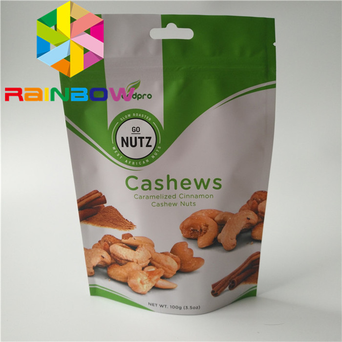 ফয়েল ল্যামিনেটেড কাস্টম স্ন্যাক প্যাকেজিং 100 গ্রাম মাইলার কে বিস্কুট / শুকনো ফল জন্য