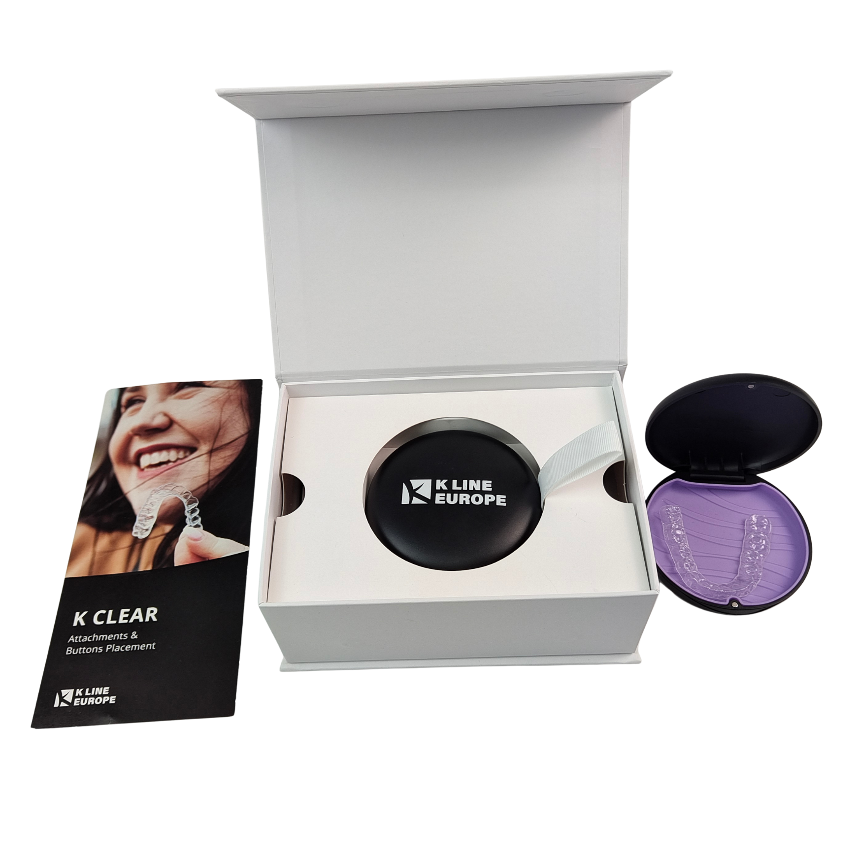 কাস্টমাইজড লোগো ডেন্টাল ব্রেসেস কিট বক্স অর্থোডন্টিক অ্যালাইনার প্যাকেজিং বক্স উইথ পেপার ইনসার্ট দাঁত অ্যালাইনার প্যাকেজিং বক্স