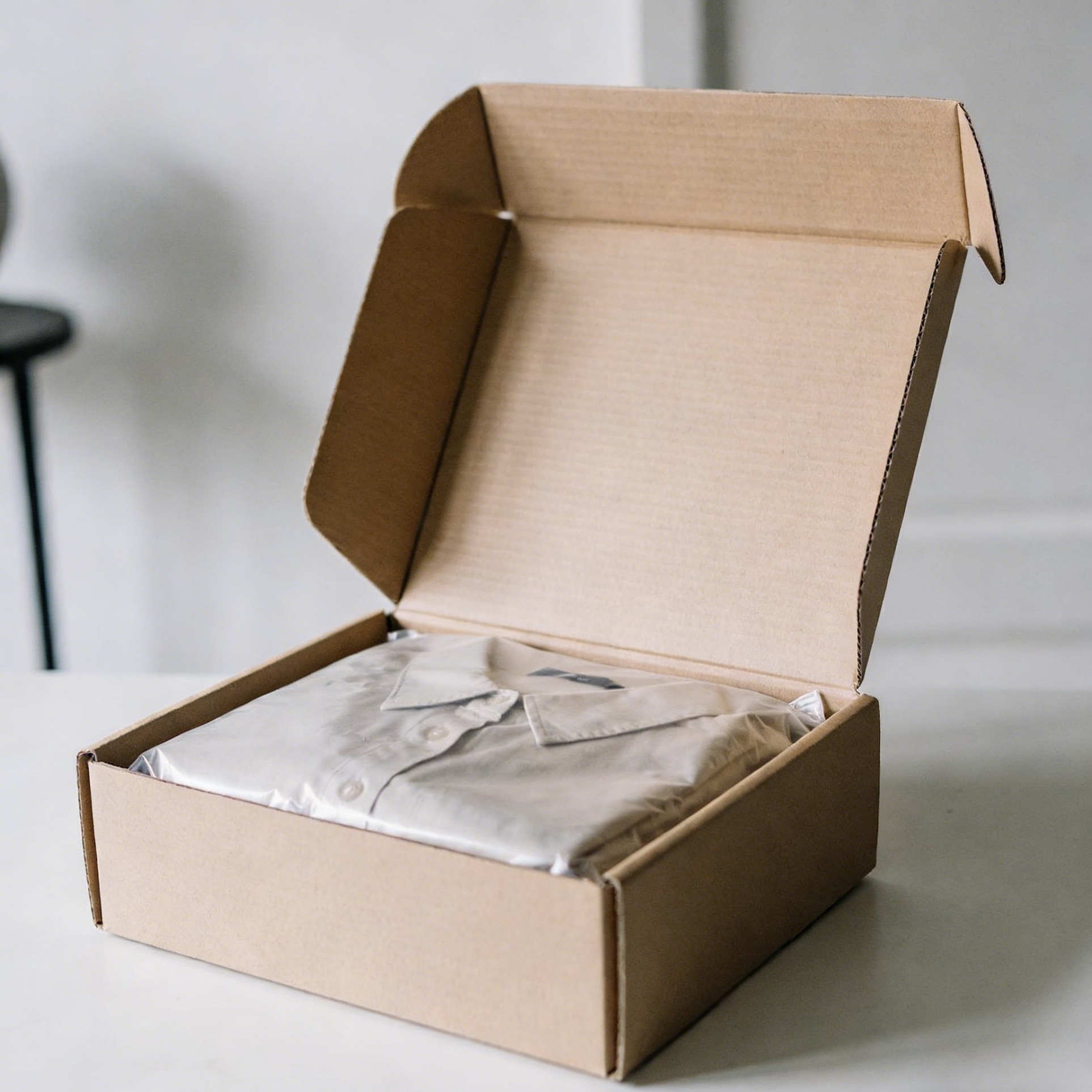 কাস্টমাইজযোগ্য মাত্রা স্পট ইউভি লেপ সহ খাদ্য-গ্রেড নিরাপদ corrugated প্যাকেজিং মেইলিং বক্স