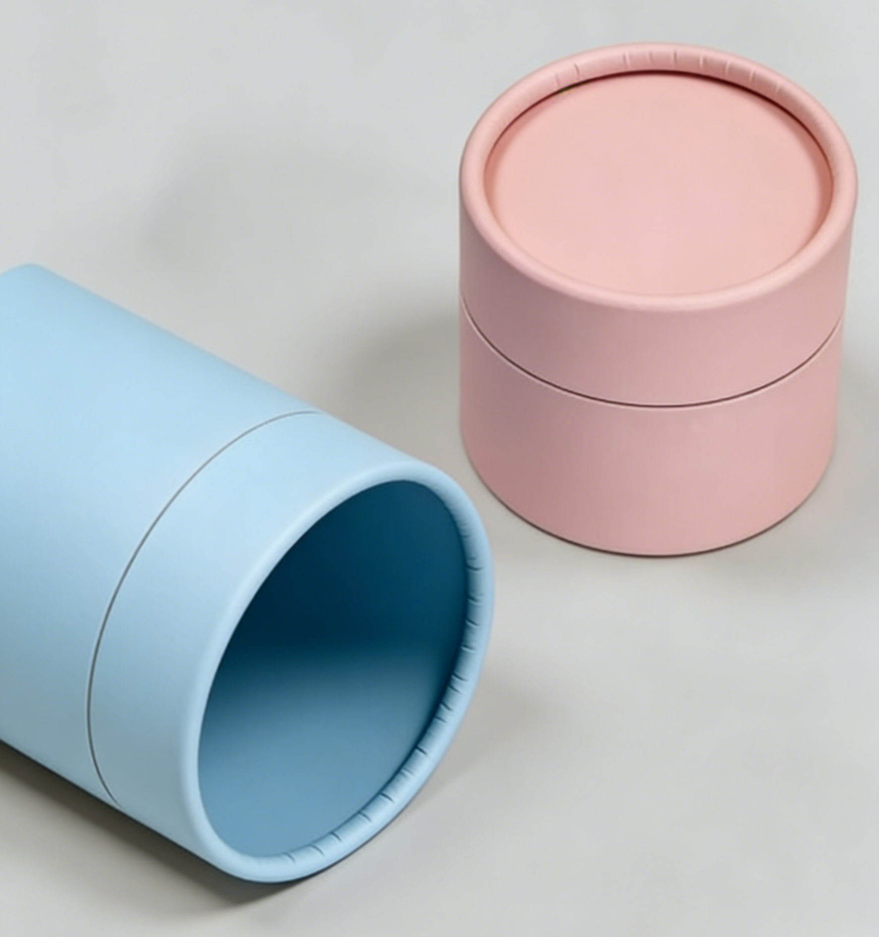 পরিবেশ বান্ধব বায়োডেগ্রেডেবল কাস্টমাইজযোগ্য সিলিন্ডার প্যাকেজিং টিউব এবং খাদ্য-গ্রেড নিরাপদ প্রসাধনী এবং সুগন্ধি প্যাকেজিং জন্য কাগজ বাক্স