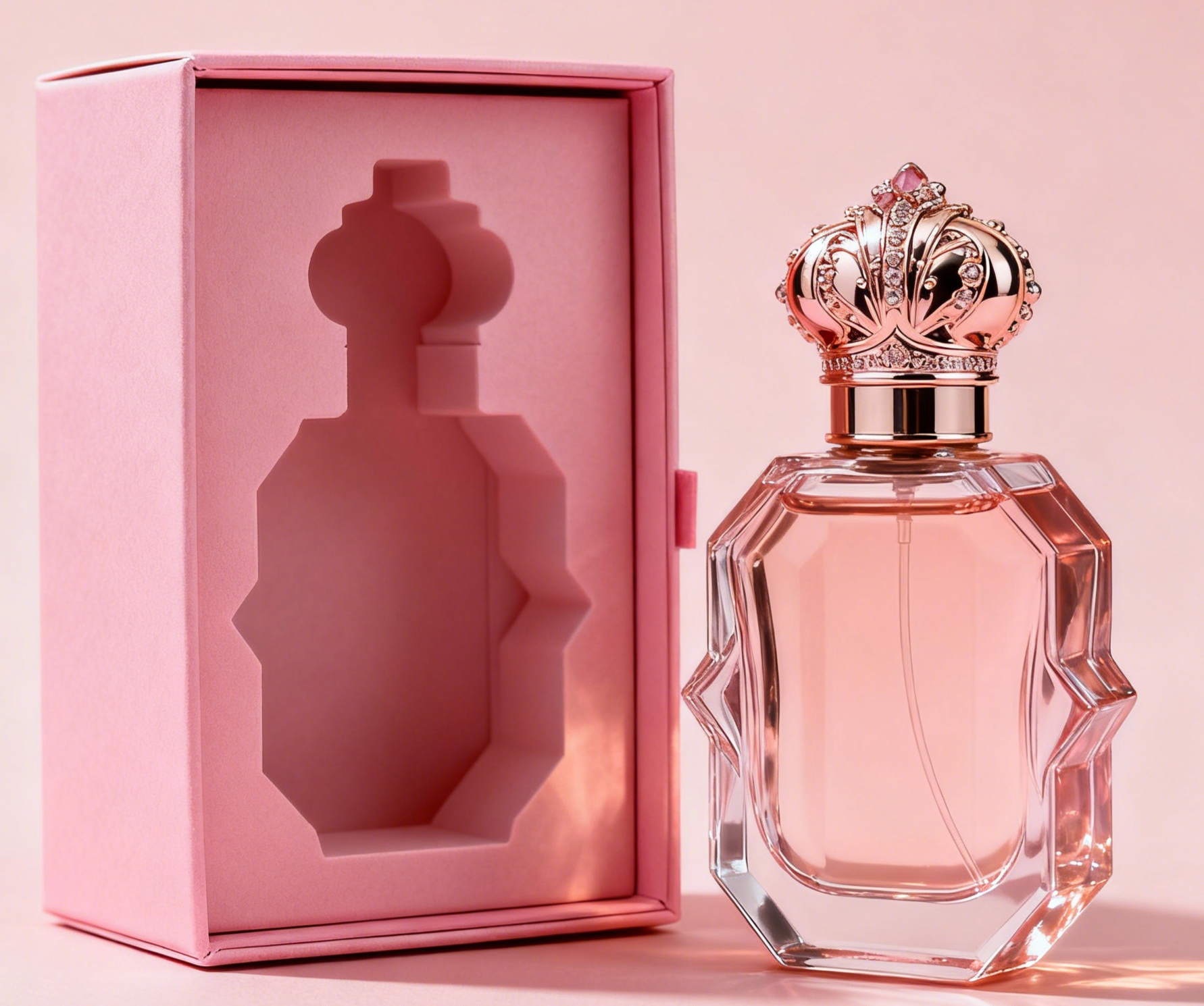 কাস্টম বিলাসবহুল সাদা কার্ডবোর্ড বাক্স 50 মিলি 100 মিলি বাক্স শীর্ষ ঢাকনা প্রিমিয়াম উপহার বাক্সের সাথে সুগন্ধি সেট