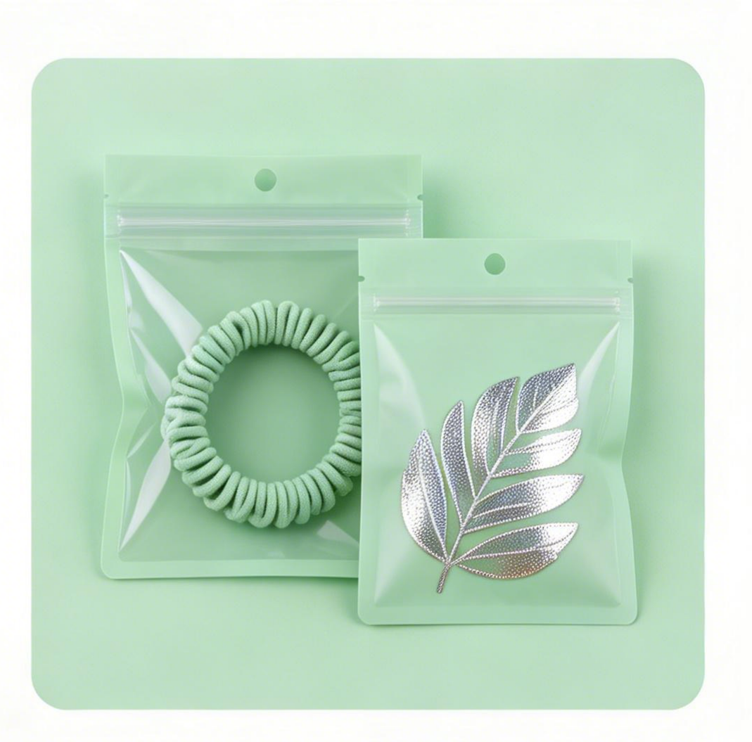 কাস্টমাইজড পিই প্লাস্টিকের ব্যাগ জুয়েলারী কানের দুল পুনর্ব্যবহারযোগ্য অ্যান্টি-অক্সিডেশন একপাশের স্বচ্ছ জিপার লক স্টোরেজ ব্যাগ