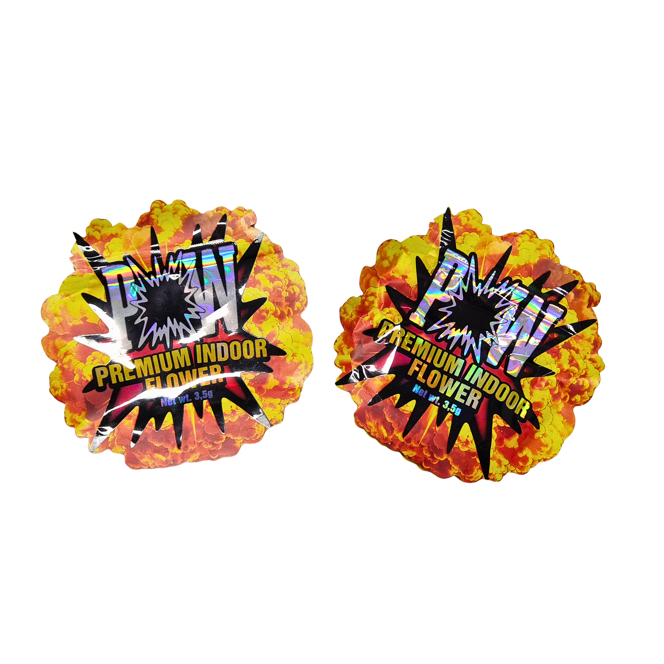 কাস্টম হলোগ্রাফিক গন্ধ-প্রমাণ শিশু-প্রমাণ মাইলার ব্যাগ পুনরায় সিলযোগ্য জিপার সহ স্ন্যাক প্যাকেজিংয়ের জন্য