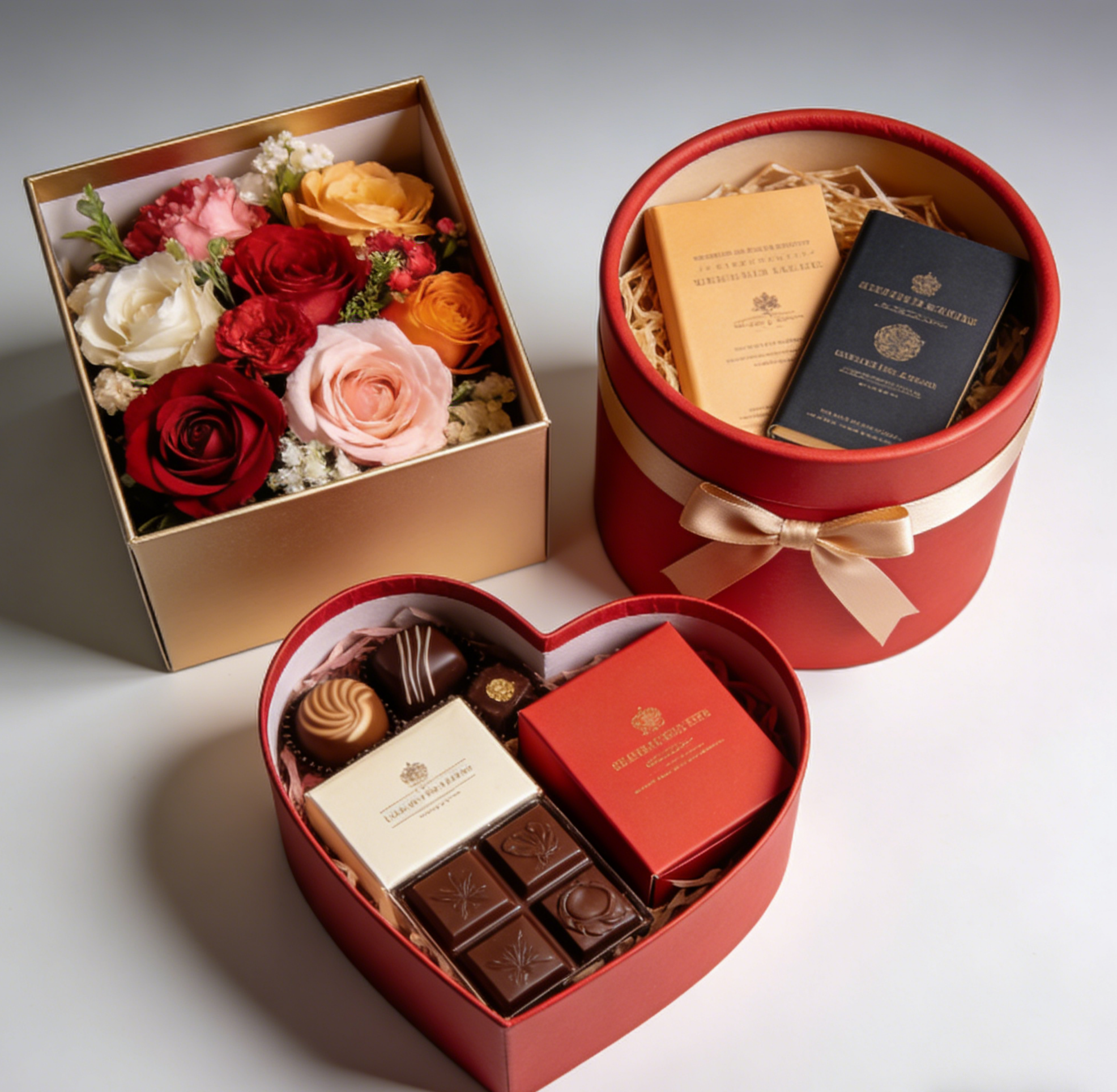 জুয়েলারি, পোশাক, জুতা, ঘড়ির জন্য কাস্টমাইজড পরিবেশ-বান্ধব ভাঁজযোগ্য ৩৫০ গ্রাম পুরুত্বের পেপারবোর্ড গিফট বক্স