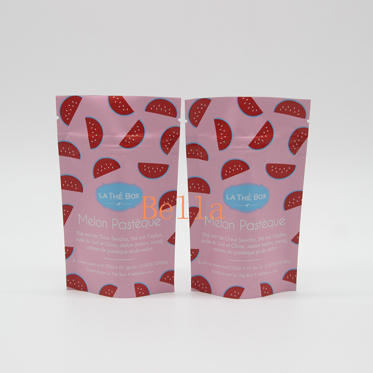 মাইলার হার্বাল ধূপ প্যাকেজিং জিপলক তামাকের পাতা 1২6-180 মিক বেধে দাঁড়ানো