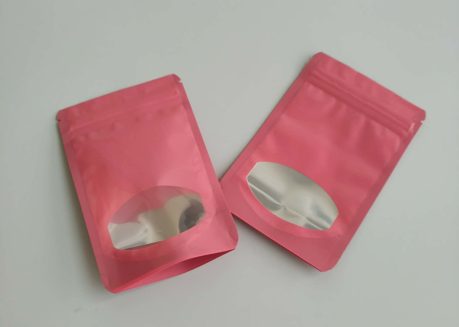 বিভিন্ন রং প্লাস্টিকের পাইচ প্যাকেজিং চকলেট ফল পরিষ্কারভাবে উইন্ডো সঙ্গে ক্যান্ডি ব্যাগ