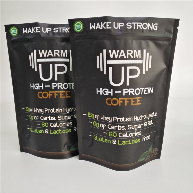 অ্যালুমিনিয়াম ফয়েল প্লাস্টিক পাইচ প্যাকেজিং ভিটামিন স্পোর্টস পুষ্টি পরিপূরক পাউডার ব্যাগ