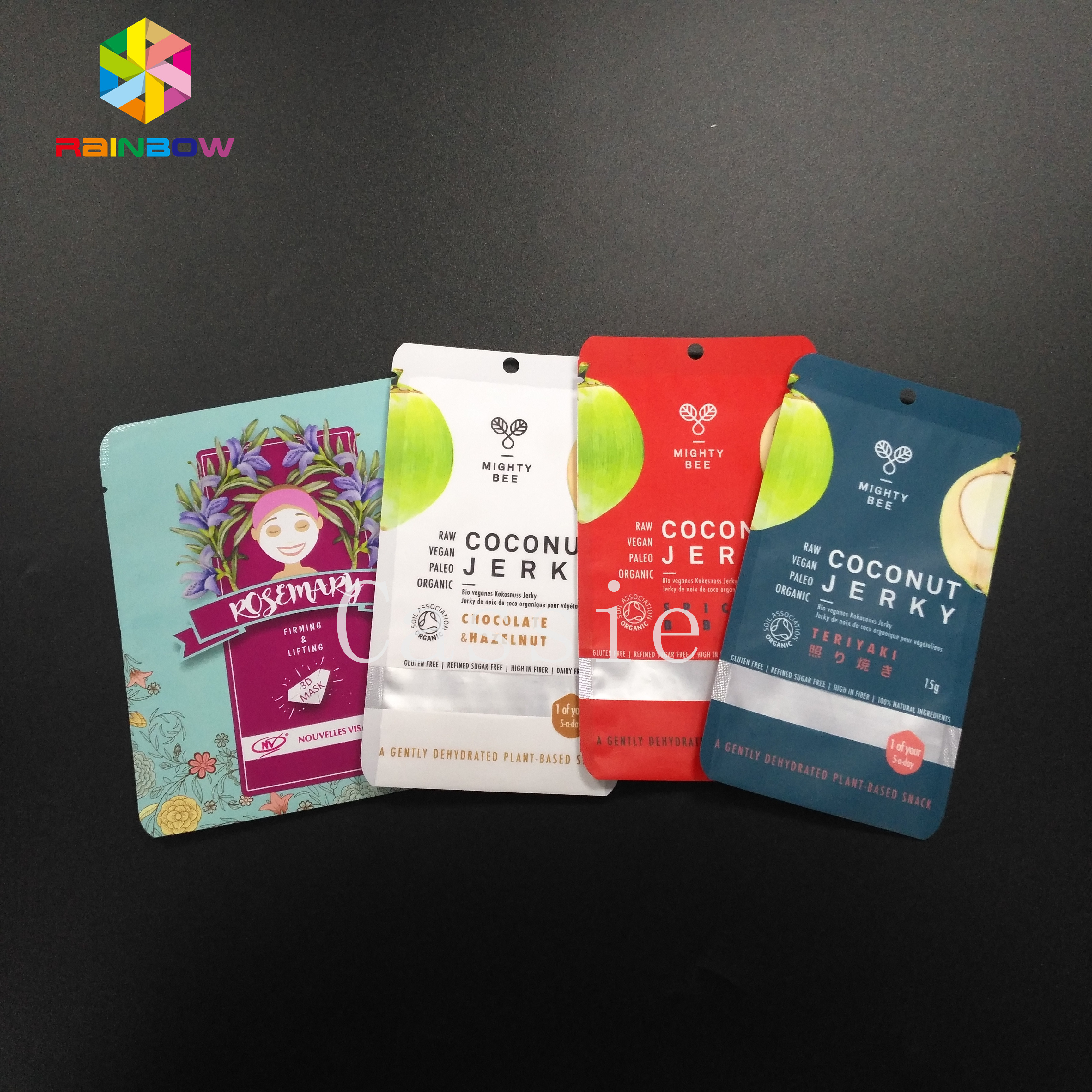 Mylar পাউন্ড গ্রিপ সীল ব্যাগ খাদ্য গ্রেড সংগ্রহস্থল প্রসাধনী চা পাউডার নমুনা Giveaway