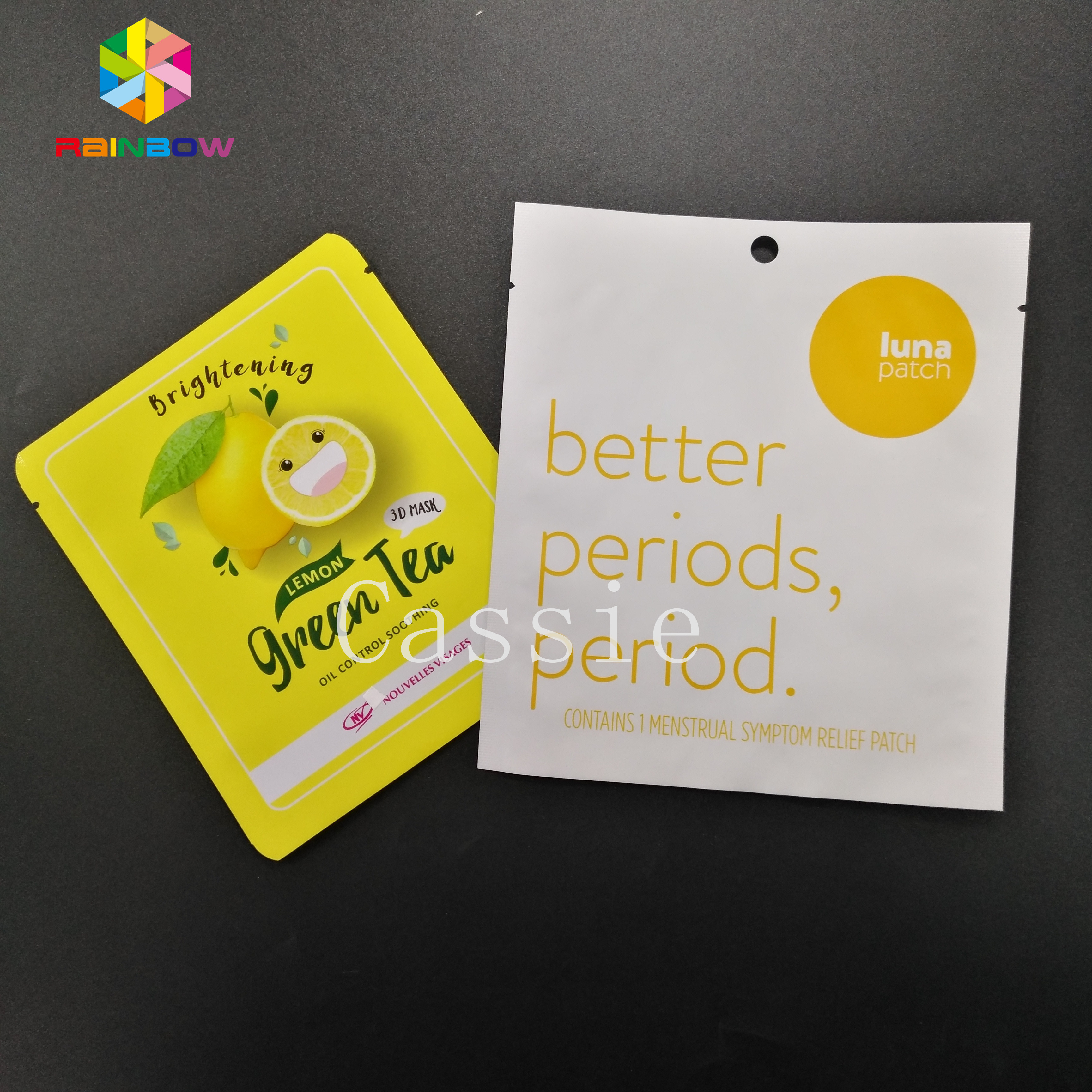 Muti ডিজাইন গ্রিপ লক ব্যাগ তিন পাশের তাপ সীল খাদ্য গ্রেড অ্যালুমিনিয়াম ফয়েল Mylar ভ্যাকুয়াম পাউচ