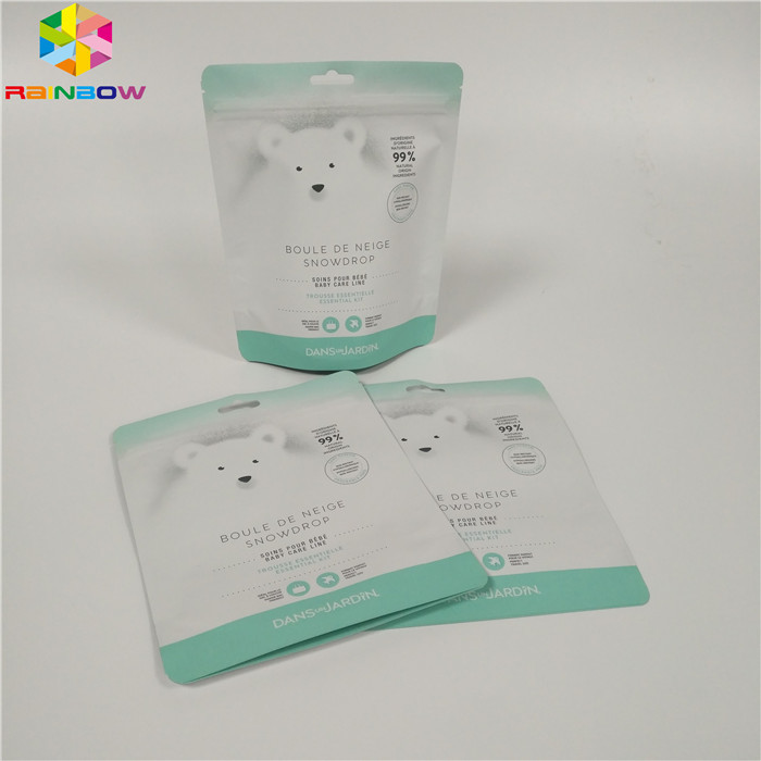 জipper উপরে দাঁড়ানো ফয়েল পাউচ প্যাকেজিং বাথ সল্ট অ্যালুমিনিয়াম ফয়েল শারীরিক স্ক্র্যাব ব্যাগ