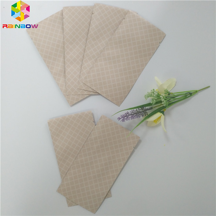 কাস্টম মুদ্রণ ফয়েল পচ প্যাকেজিং জিপলক শুকনো ফল জন্য তিনটি সীলমোহর ব্যাগ