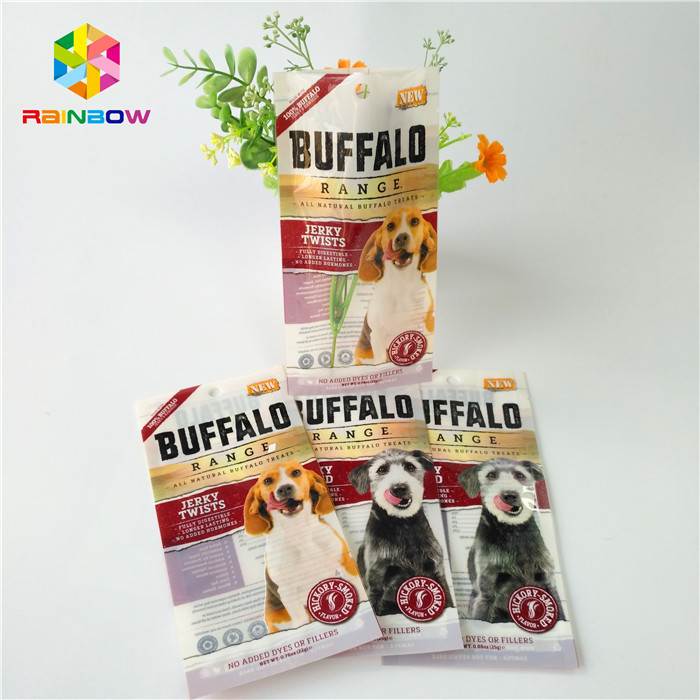 ডিজিটাল মুদ্রণ প্লাস্টিক পাইচ প্যাকেজিং Sachet পোষা খাদ্য সংগ্রহস্থল Ziplock ব্যাগ