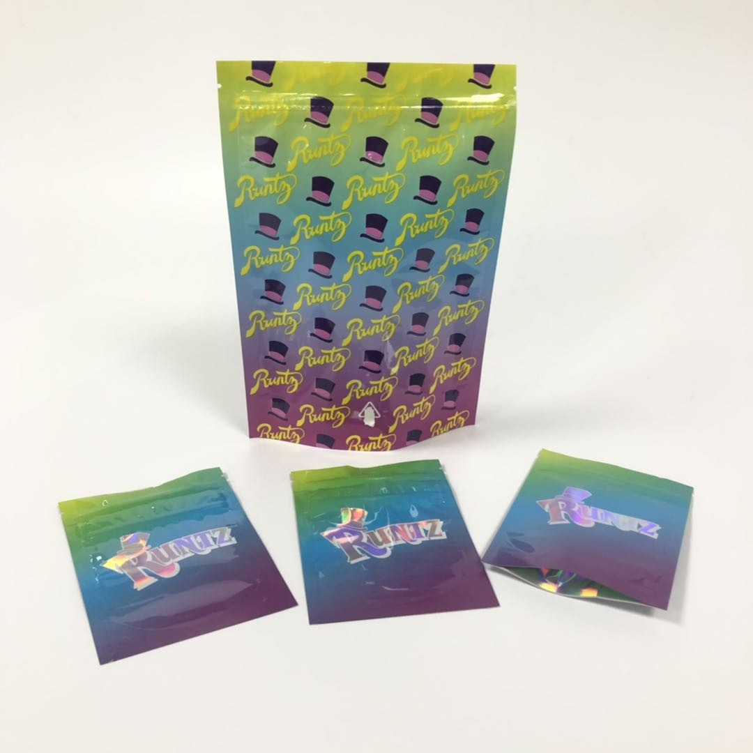 কাস্টম 1 আইওএস 3.5 জি জার কৌতুক করতে পারে লেবেল ভিপে মেলার গন্ধযুক্ত প্রুফ পাউন্ড প্যাকেজগুলি আগাছা প্যাকেজিং ব্যাগ গোলাপী হোয়াইট রন্টস