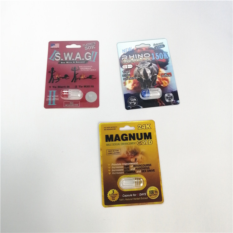 প্রাইমিজেন কার্ড 3 ডি কার্ড পুরুষের উন্নততর পিলসের জন্য ক্যাপসুল ব্লিস্টার প্যাকেজিং