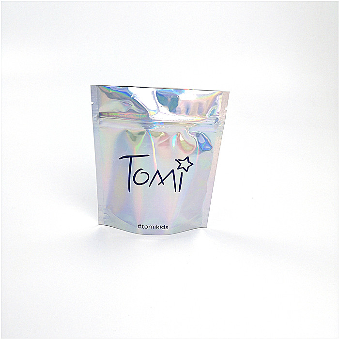 জৈব Degradable প্রসাধনী সংগঠক ব্যাগ কাস্টম প্রিন্ট লেজার হোলোগ্রাফিক 100% পুনর্ব্যবহারযোগ্য