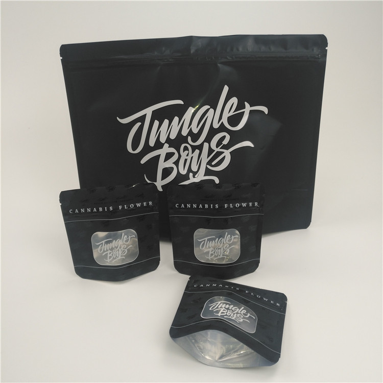 কাস্টম মুদ্রিত ম্যাট ভেষজ ধূপ প্যাকেজিং ম্যালার ফয়েল চাইল্ডপ্রুফ জিপলক ব্যাগ