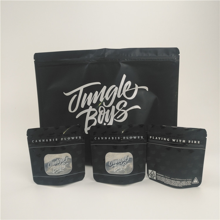 প্লাস্টিক স্ট্যান্ড আপ মেডিকেল পাউচ ভেষজ ধূপ প্যাকেজিং চাইল্ডপ্রুফ জিপলক ব্যাগ