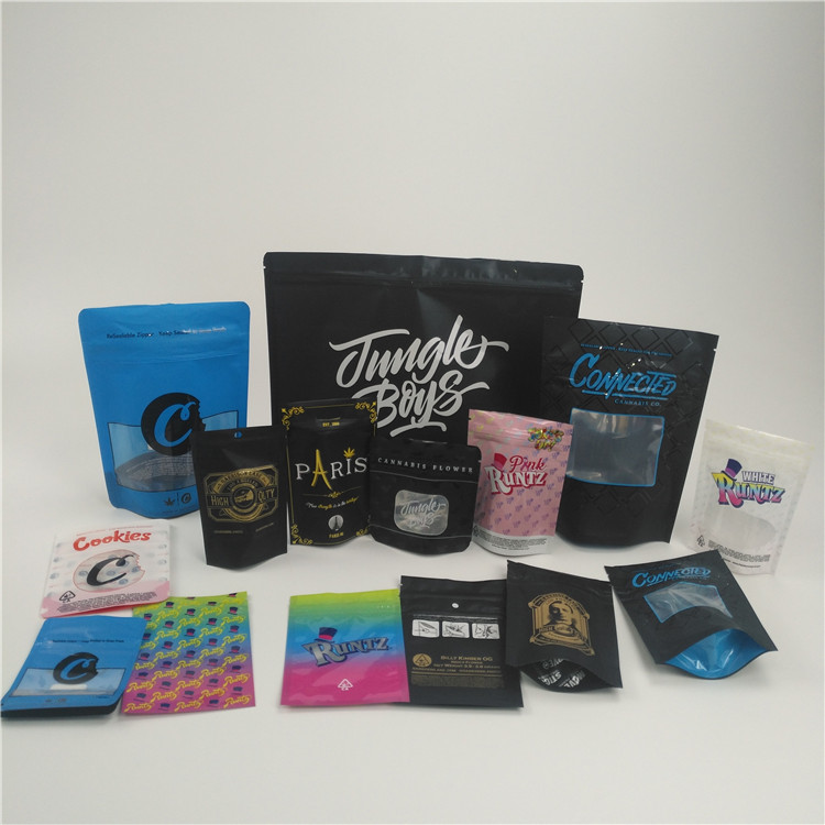 গন্ধ প্রুফ ভেষজ ধূপ প্যাকেজিং চাইল্ডপ্রুফ জিপলোক স্টোনি প্যাচ ব্যাগ 3.5 জি