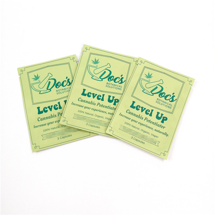 সিগারেট / তামাকের জন্য কাস্টমাইজড মুদ্রিত সিবিডি ব্যাগ প্লাস্টিকের পাউচ প্যাকেজিং