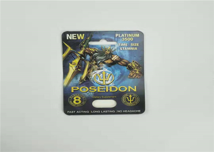 ইকো ফ্রেন্ডলি ফোস্কা কার্ড প্যাকেজিং রাইনো পুরুষ এনহ্যান্সার ক্যাপসুলের জন্য গিনো 7 পেপার কার্ড ডিসপ্লে বক্স