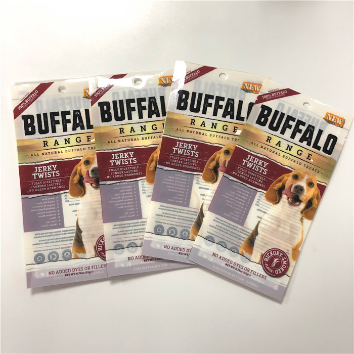 নিরাপদ প্লাস্টিকের খাবারের প্যাকিং ব্যাগ কুকুর / ক্যাট / টার্টল / ফিশ ফুডের পাউচগুলি পুনরায় ব্যবহারযোগ্য জিপলক সহ