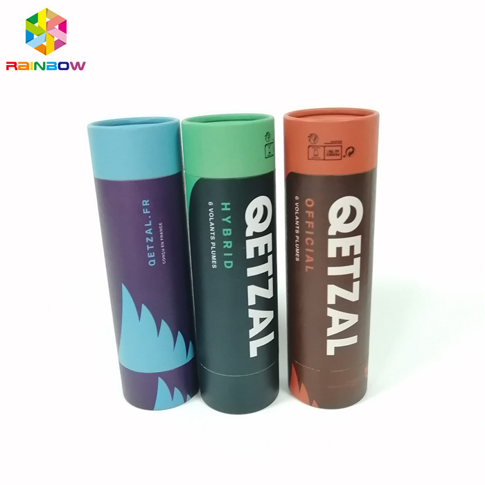 উপহার / প্রসাধনী / খাবারের জন্য ক্র্যাফ্ট পেপার বক্স প্যাকেজিং রাউন্ড শেপ কাস্টম লোগো