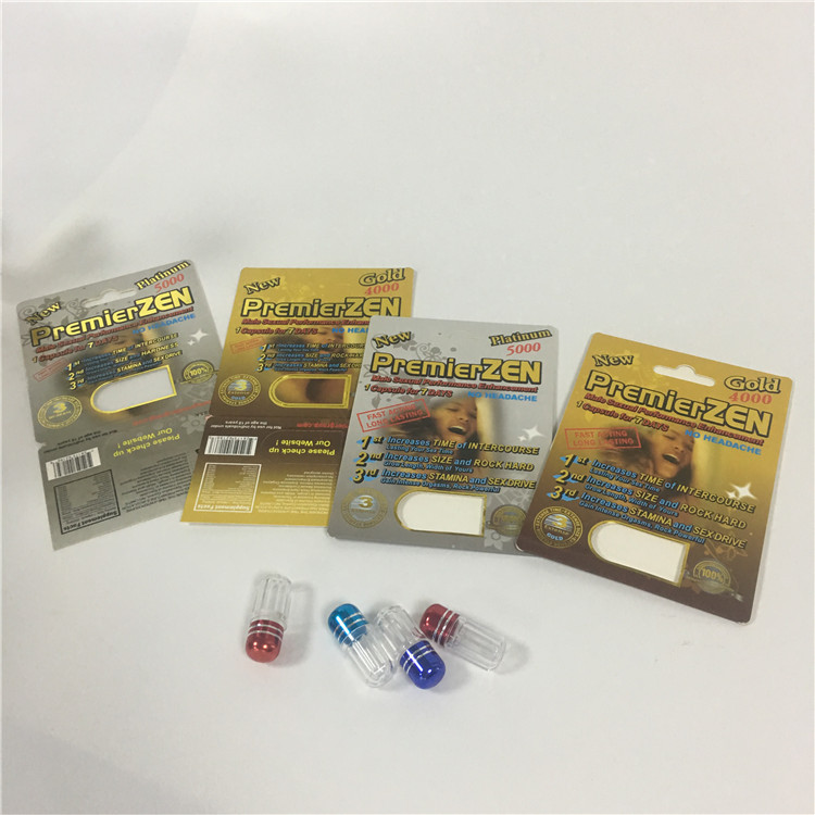 সিবিডি পেপার ফোস্কা কার্ড প্যাকেজিং পুরুষ এনহ্যান্সার পিলগুলি ইউভি ডিসপ্লে বক্সগুলির সাথে ব্যবহার করে