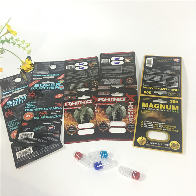 ম্যান সেক্স পেপার ফোস্কা কার্ড প্যাকেজিং বুড়ো 30000 60000 একক ডাবল হোল বোতল সহ
