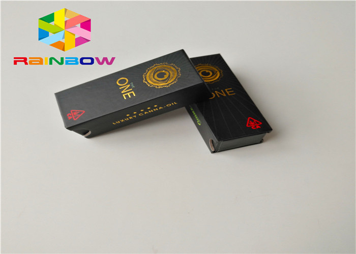 দীর্ঘ জীবনকাল কাগজ বাক্স প্যাকেজিং 0.5 মিলিগ্রাম - 30 মিলি সিবিডি তেল ড্রপার বোতল প্যাকিং