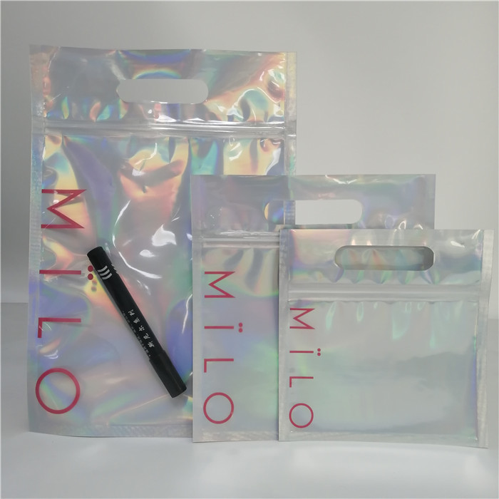 ফুড গ্রেড ফয়েল প্লাস্টিকের পাউচ প্যাকেজিং কাস্টম গ্র্যাভুর প্রিন্টিং হলোগ্রাম ব্যাগ