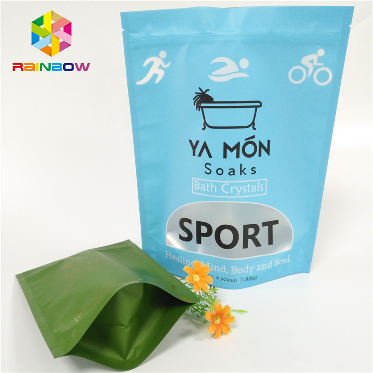 সাফ উইন্ডো ম্যাট প্লাস্টিকের পাউস প্যাকেজিং অ্যালুমিনিয়াম ফয়েল স্ফটিক স্নান সল্ট হিট সিলিং