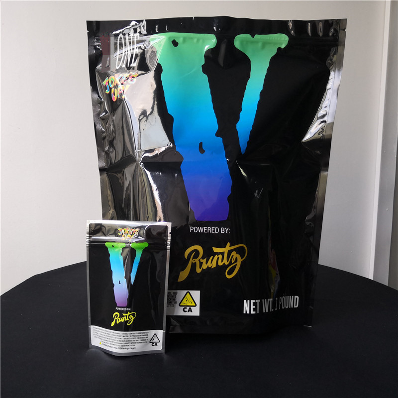 দুর্গন্ধযুক্ত প্রুফ প্লাস্টিক স্ট্যান্ড আপ পাউচ ফুল মেলার প্যাকেজিং ব্যাগগুলি পুনরুক্ত ala