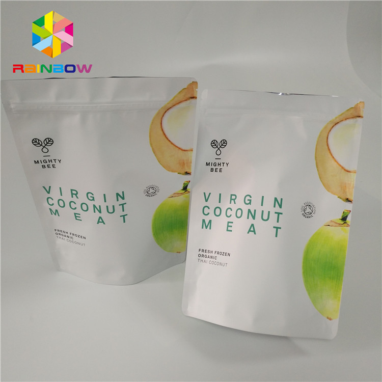 অ্যালুমিনিয়াম ফয়েল মাইলার প্লাস্টিক রিসেইসলেবল স্ট্যান্ড আপ পাউচস ডোপ্যাক স্ন্যাক ক্যান্ডি সুগার প্যাকিংয়ের জন্য