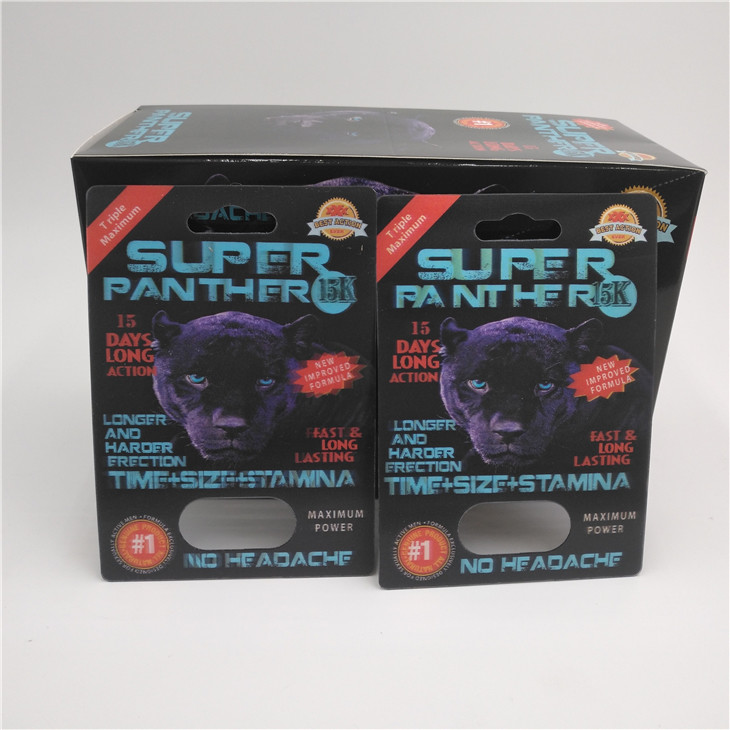 পুরুষ বর্ধন বড়ি জন্য স্লাইড সন্নিবেশ ফোস্কা কার্ড প্যাকেজিং পিইটি উপাদান