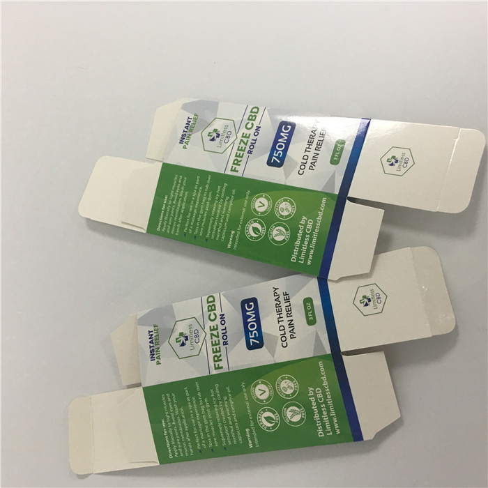 কাস্টম সিএমওয়াইকে মুদ্রিত লোগো সাদা পেপারবোর্ড সিবিডি ভ্যাপ প্যাকেজিং বক্স