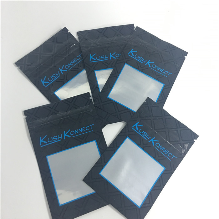 জিপলক ফয়েল মাইলার ভেষজ ধূপ প্যাকেজিং কাস্টম মুদ্রিত 120-140 মাইক্রন ঘনত্ব