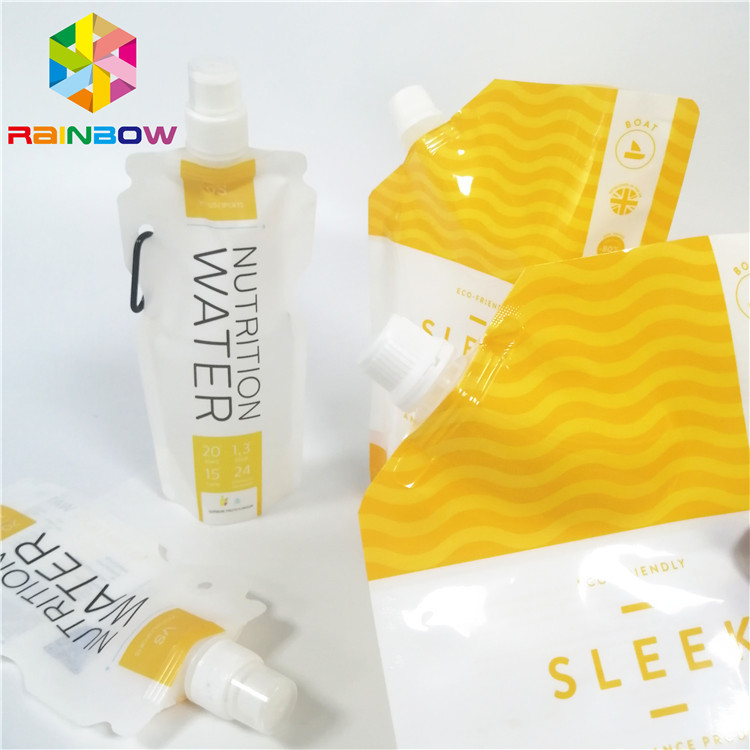 তরল পানীয়ের রস রস স্পাউট পাউচিং প্যাকেজিং পান করার জন্য স্তরিত ফুটো প্রুফ