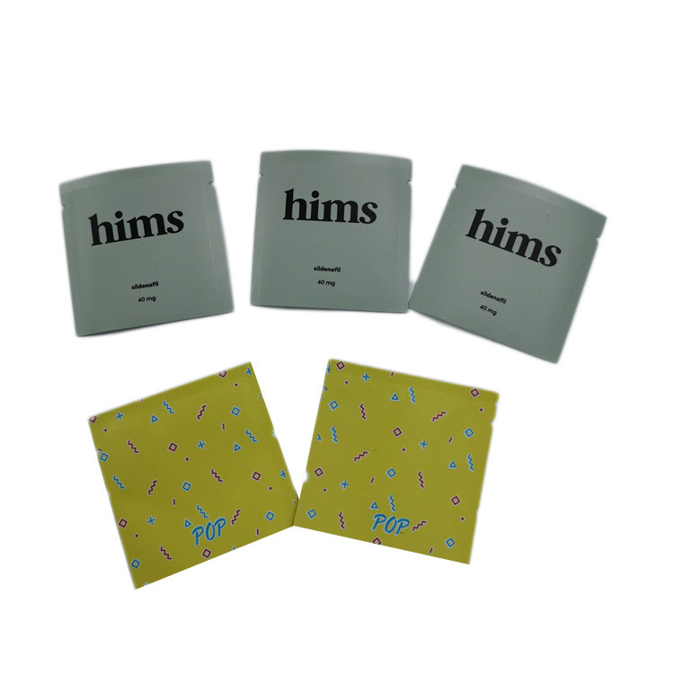 3 সাইড হিট সীল প্লাস্টিকের পাউচস প্যাকেজিং মিনি পাউচ আইল্যাশ ব্যাগ প্যাকেট কাস্টমাইজড